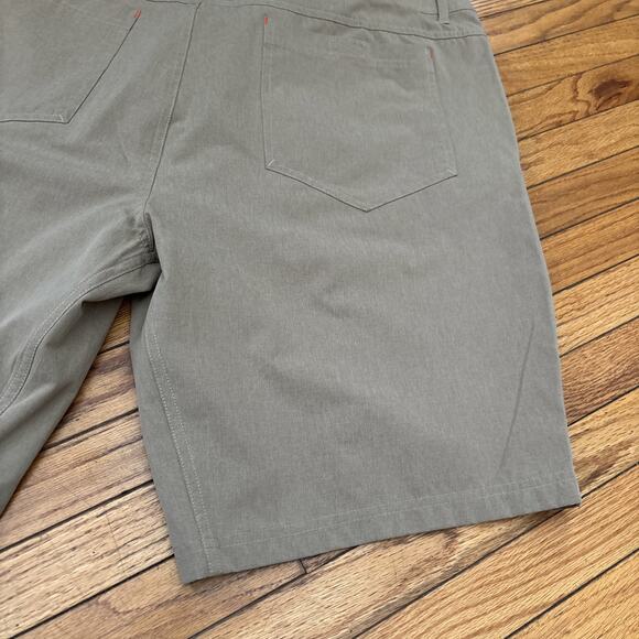Free Country Mens 42 Gorpcore Tan Khaki Taconic Rip Stop Cargo Hiking Shorts - Picture 10 of 13